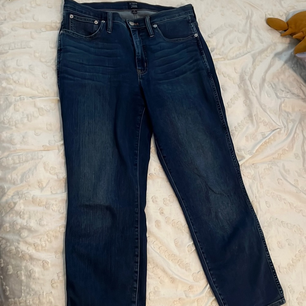 J.crew High Rise Vintage Straight Leg Jeans